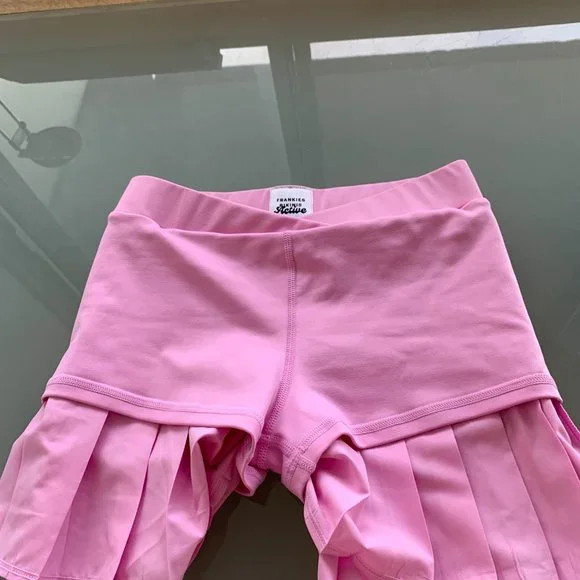 **RELISTED**BNWT FRANKIES BIKINI WINDY TENNIS MINI SKIRT PINK SZ XS - Picture 5 of 12